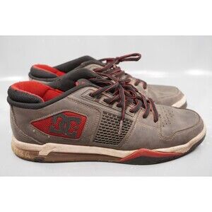 DC Shoes Ryan Villopoto Signature Skate Shoes Men's Size 12 Grey Red XSKR